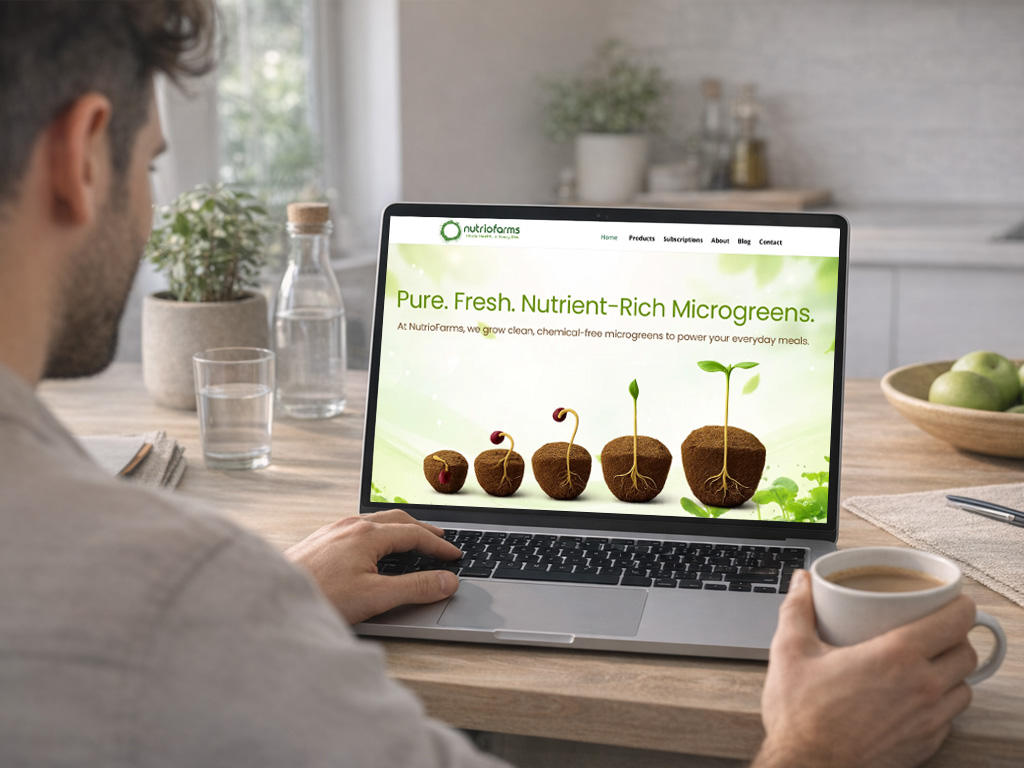 Nutriofarms Website
